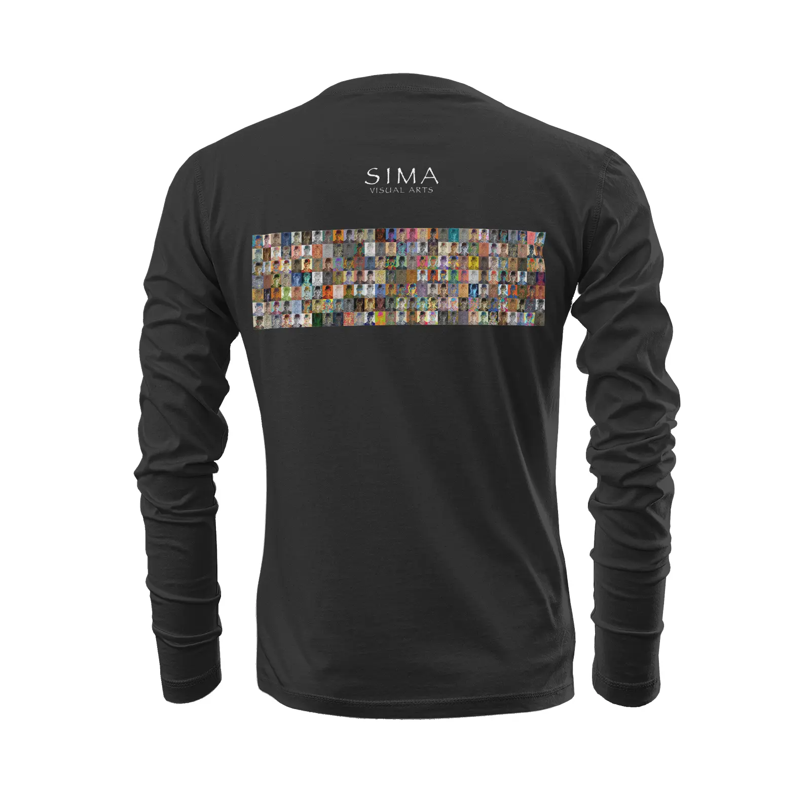 Black long sleeve t-shirt - Encore - Charlie Chaplin Printy6