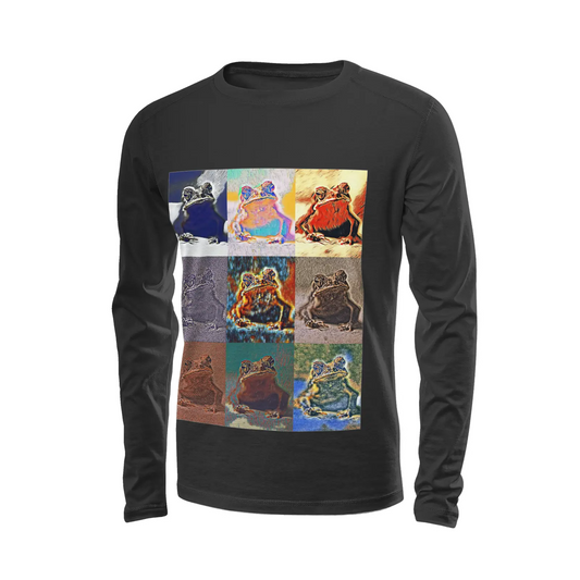Black long sleeve t-shirt - Encore - Friend Printy6
