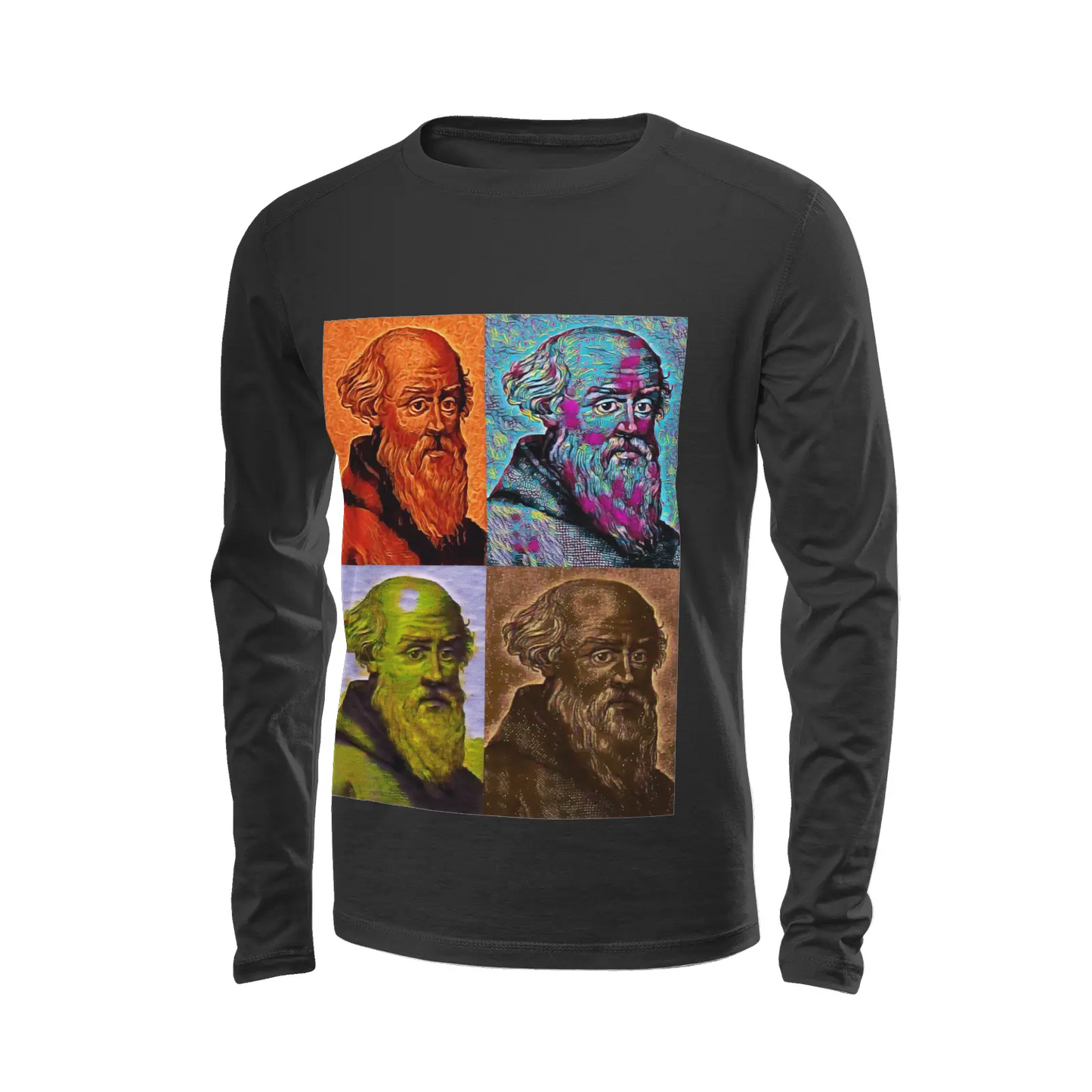 Black long sleeve t-shirt - Encore - Guido D'Arezzo Printy6