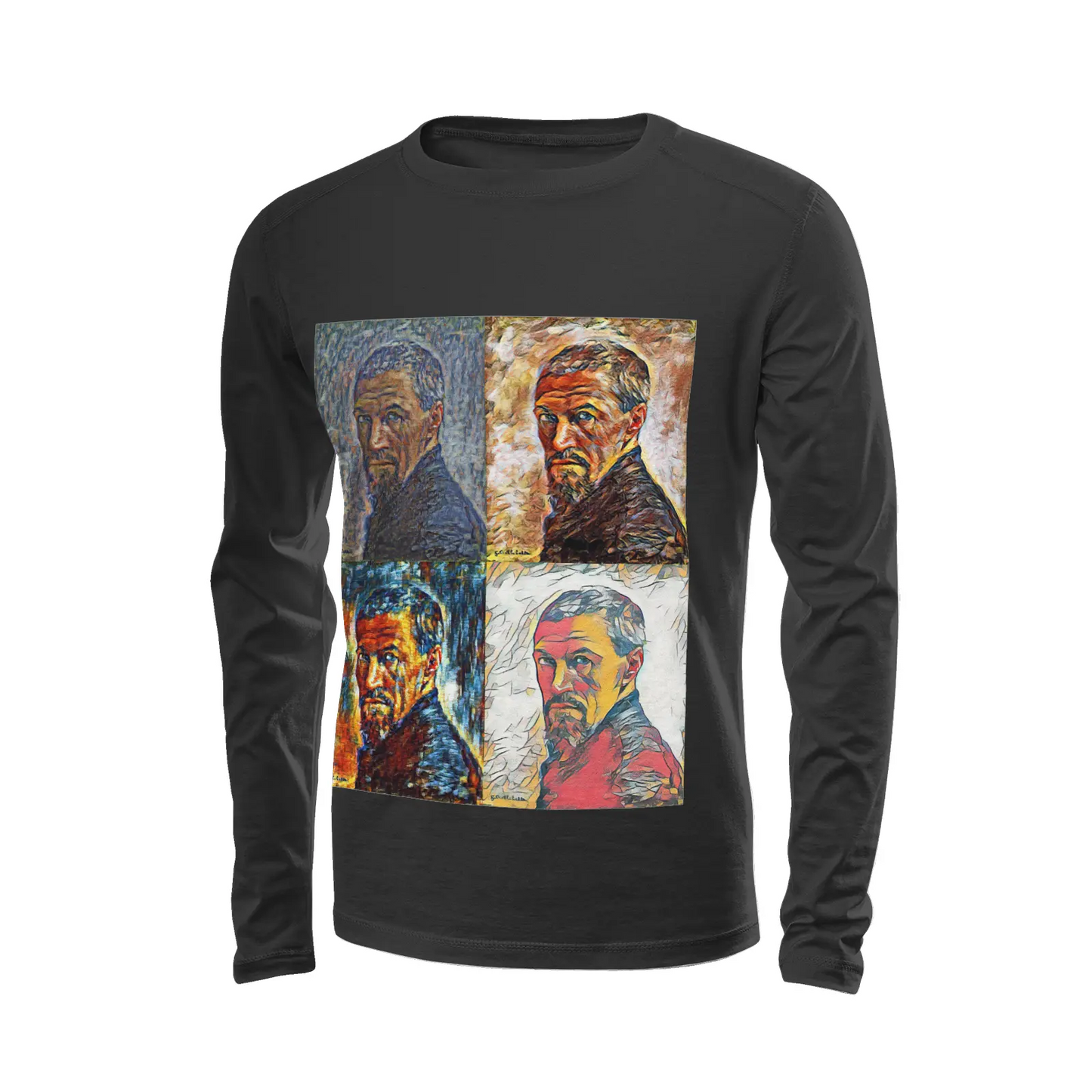 Black long sleeve t-shirt - Encore - Gustave Caillebotte Printy6