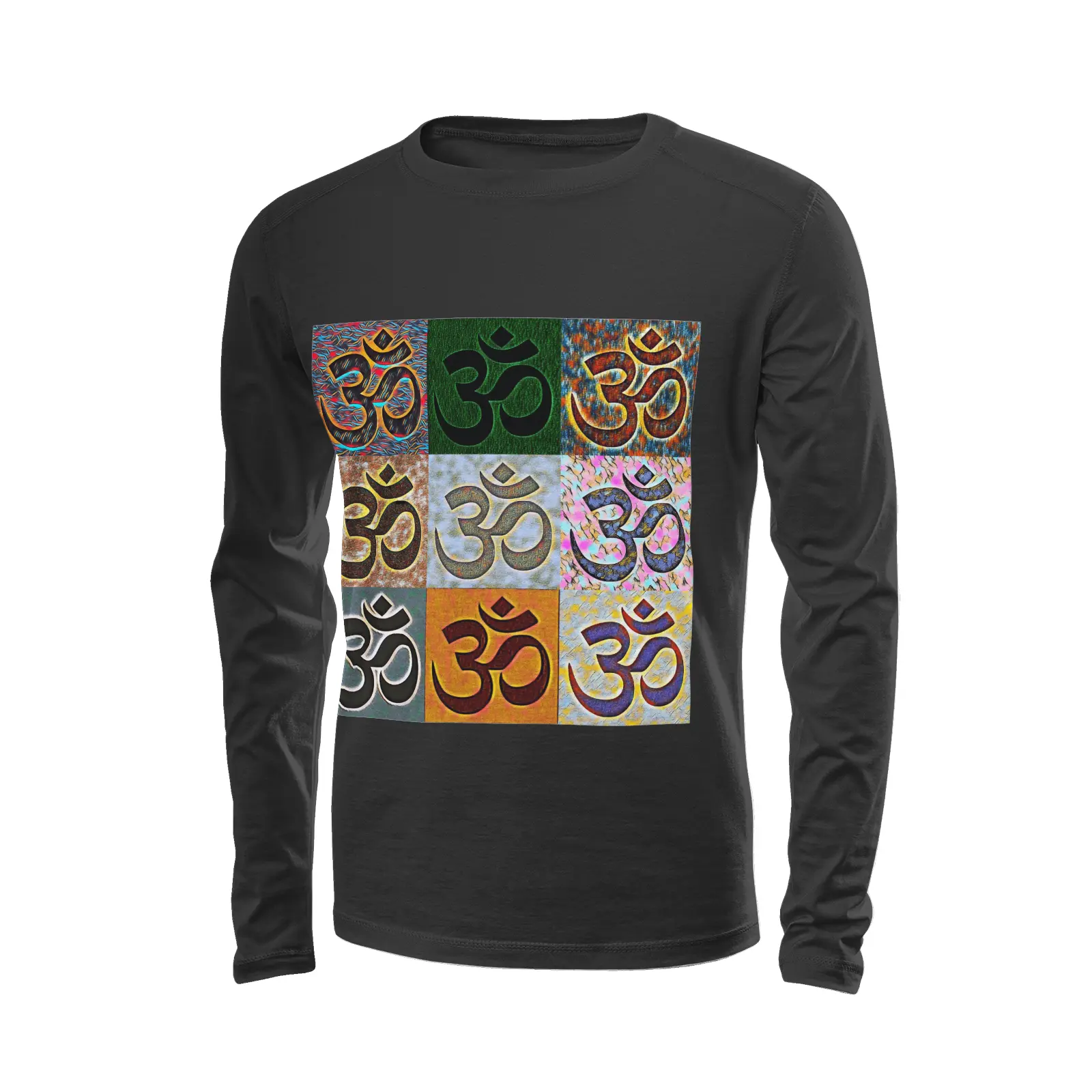Black long sleeve t-shirt - Encore - Om Printy6