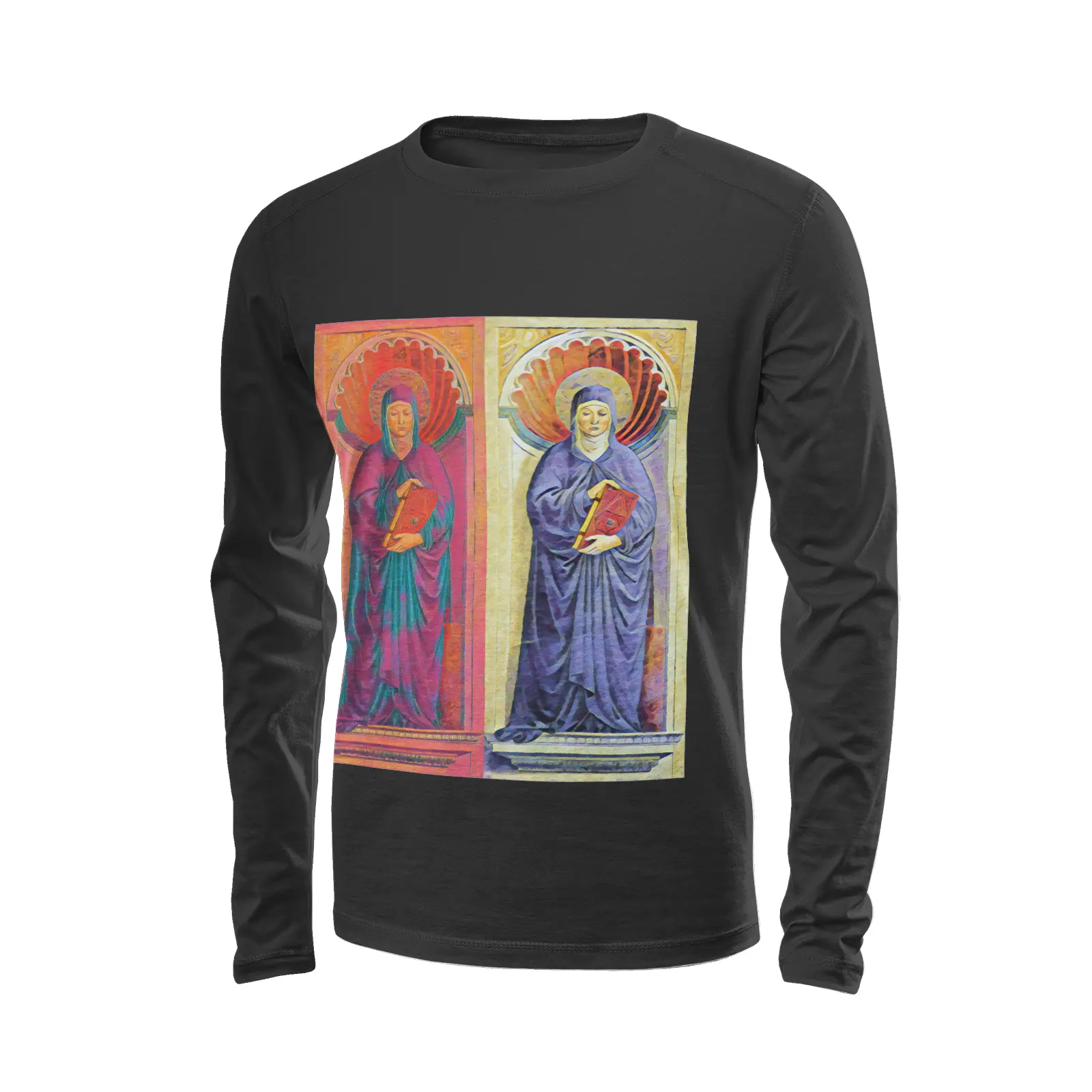Black long sleeve t-shirt - Encore - Santa Monica Printy6