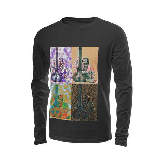 Black long sleeve t-shirt - Encore - Tansen Printy6