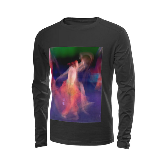 Black long sleeve t-shirt - Global Motion Dance (15) Printy6