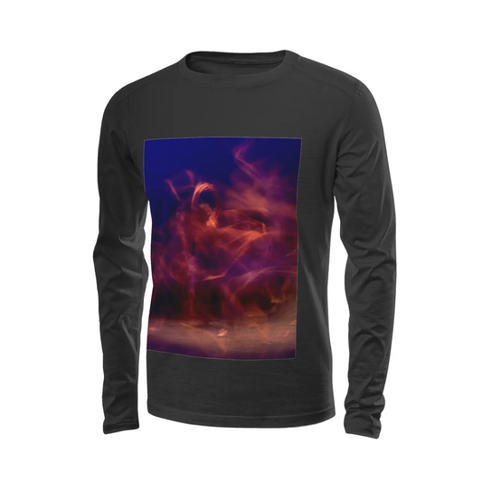 Black long sleeve t-shirt - Global Motion Dance (16) Printy6