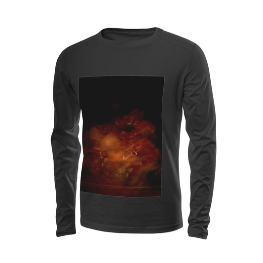 Black long sleeve t-shirt - Global Motion Dance (17) Printy6