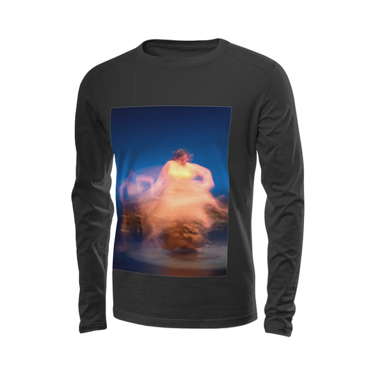 Black long sleeve t-shirt - Global Motion Dance (18) Printy6