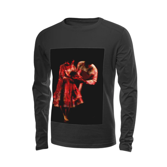 Black long sleeve t-shirt - Global Motion Dance (1) Printy6