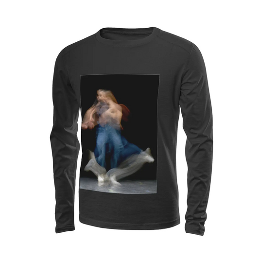 Black long sleeve t-shirt - Global Motion Dance (26) Printy6