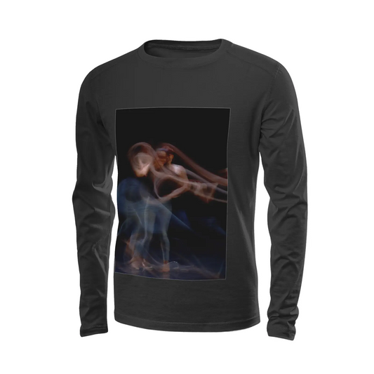 Black long sleeve t-shirt - Global Motion Dance (28) Printy6