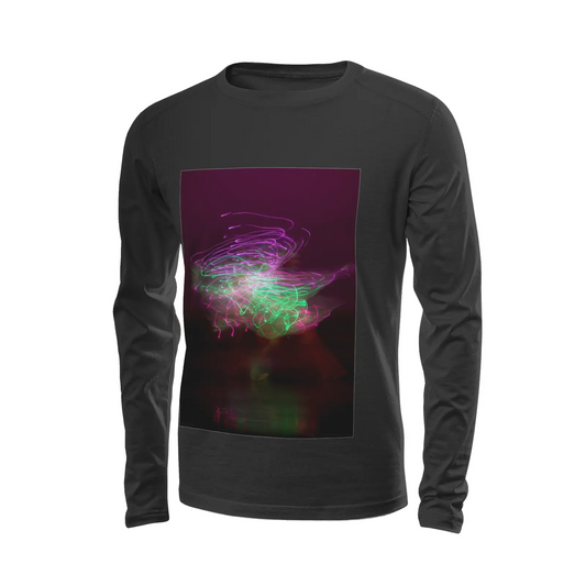 Black long sleeve t-shirt - Global Motion Dance (32) Printy6