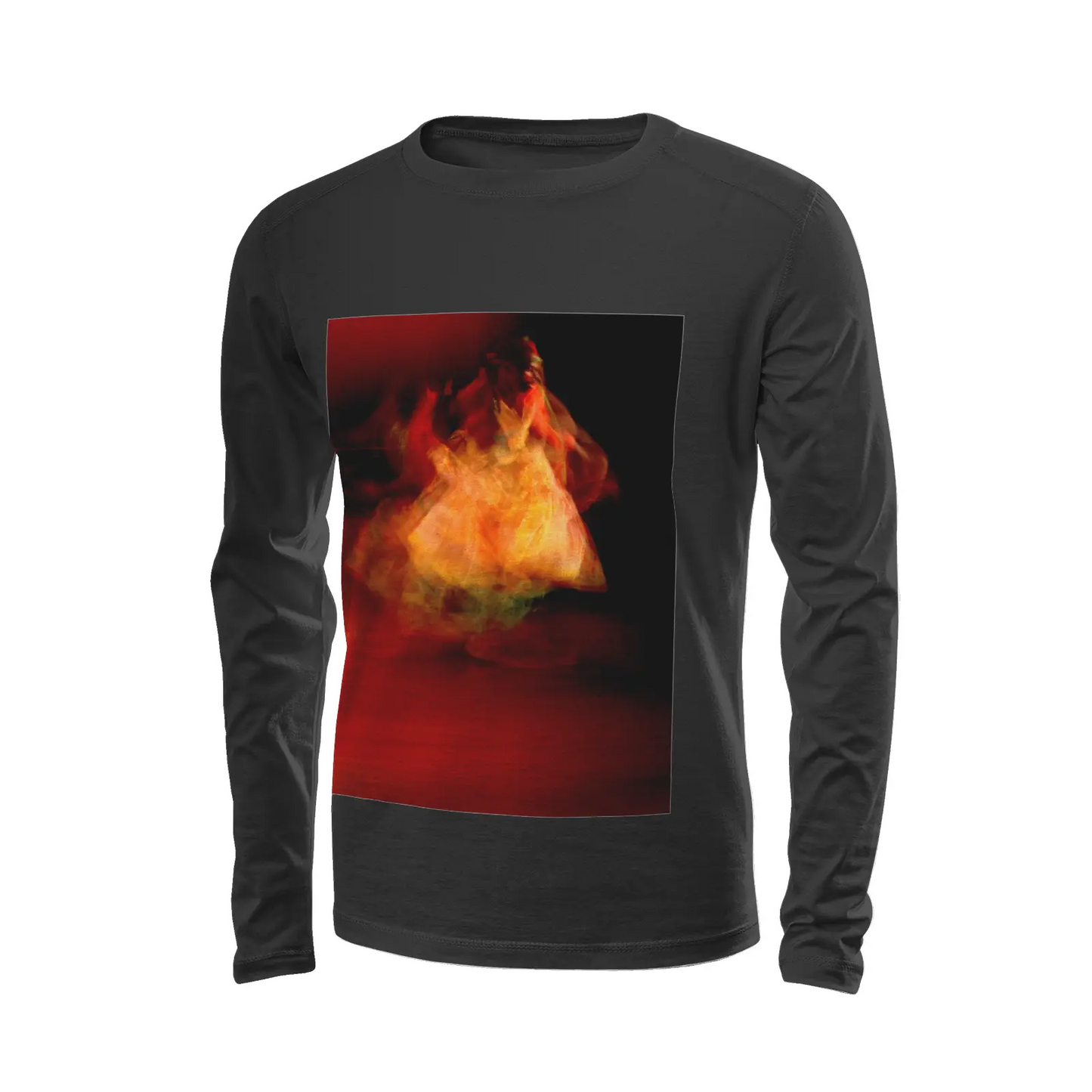 Black long sleeve t-shirt - Global Motion Dance (5) Printy6