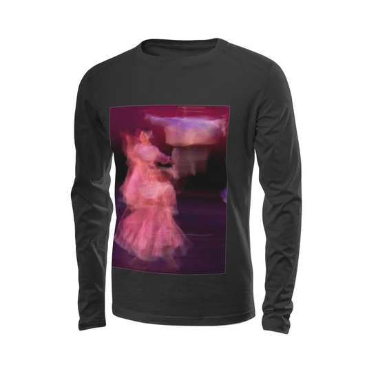 Black long sleeve t-shirt - Global Motion Dance (6) Printy6