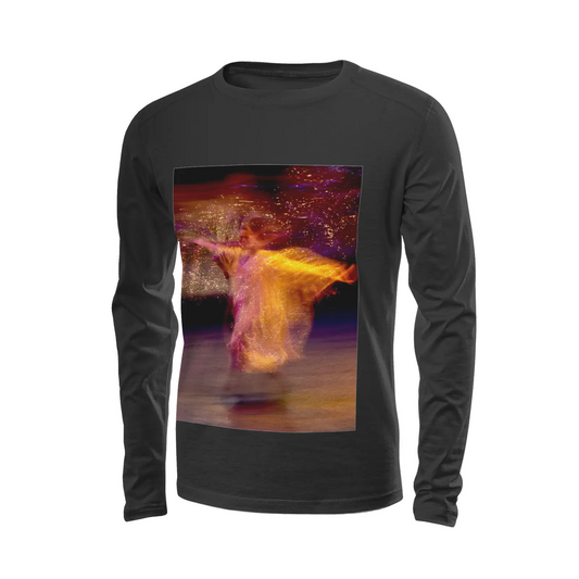 Black long sleeve t-shirt - Global Motion Dance (9) Printy6