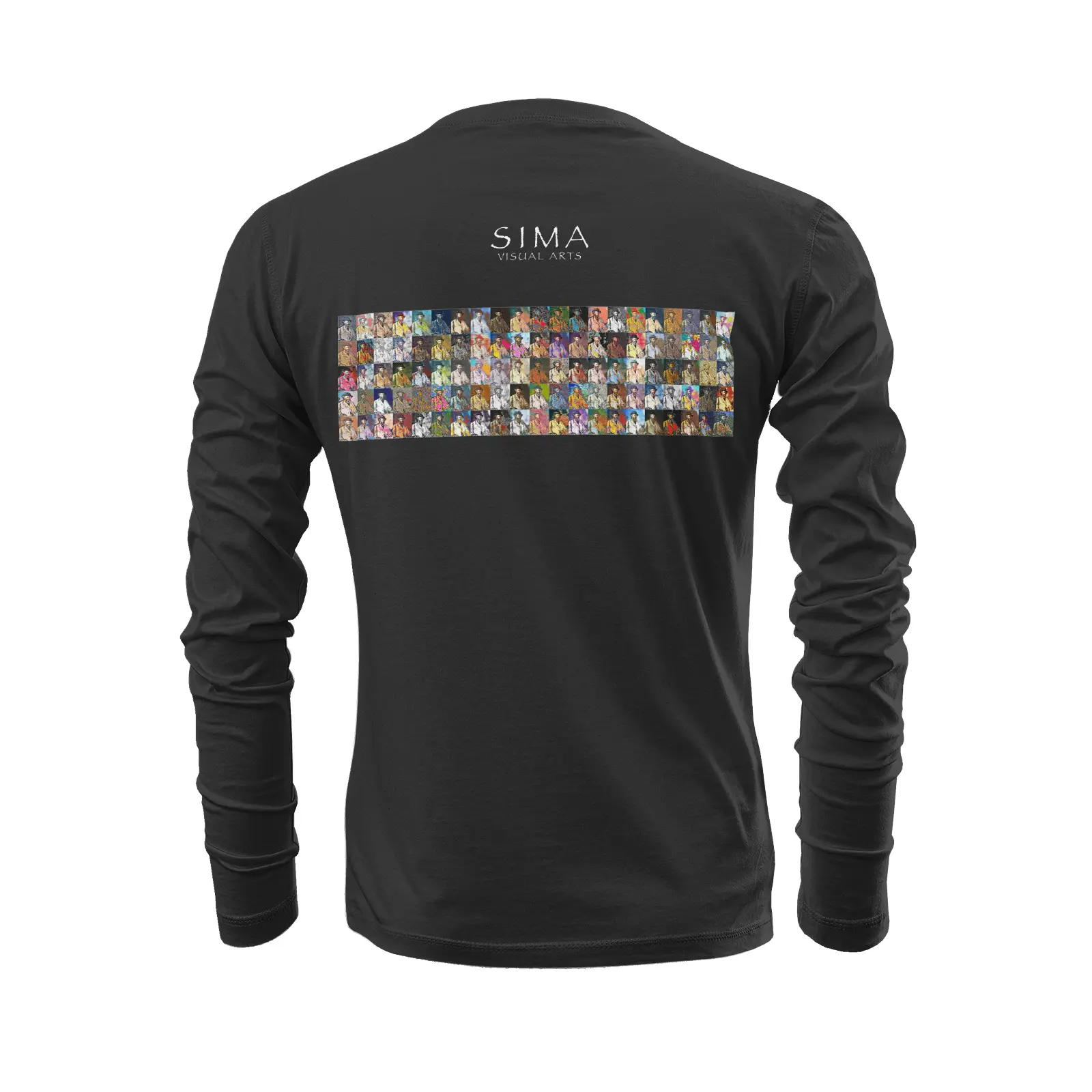 Black long sleeve t-shirt - School of painting - Edouard Manet Printy6