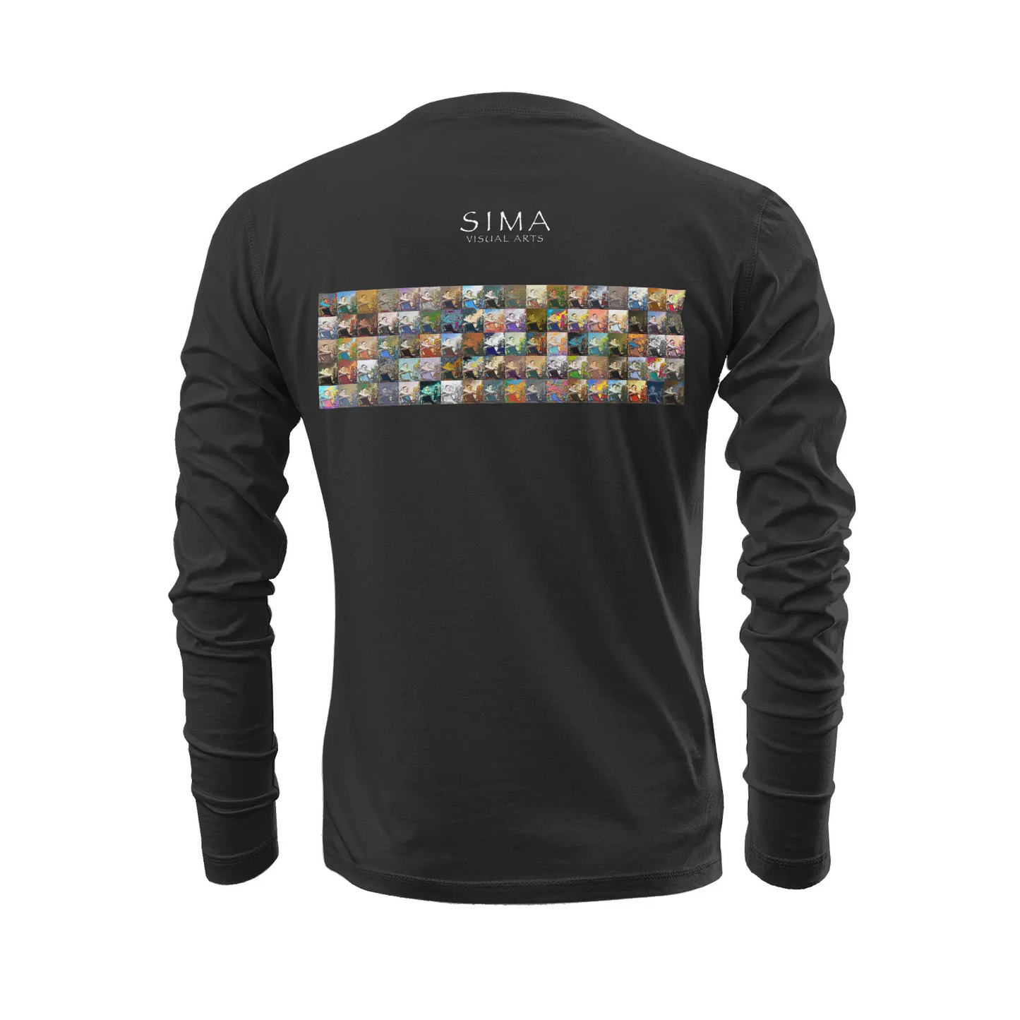 Black long sleeve t-shirt - School of painting - Judith Leyster Printy6
