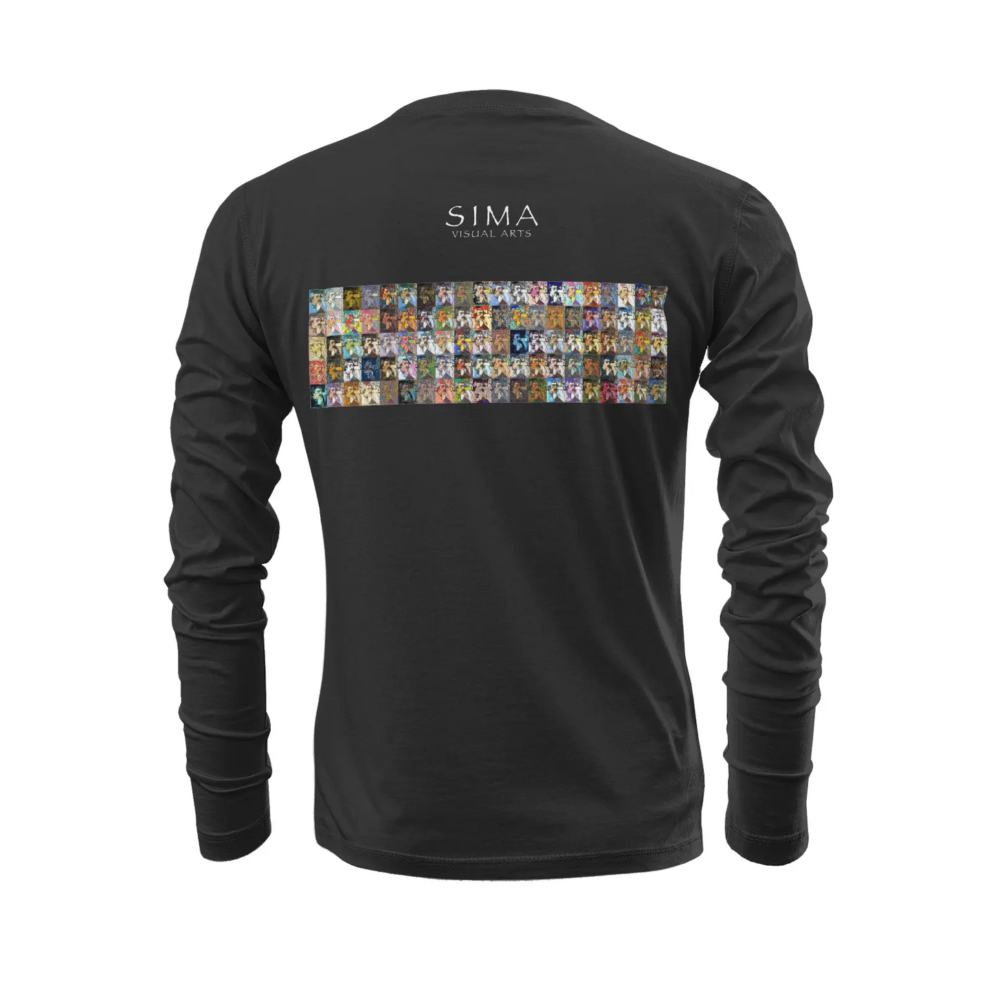 Black long sleeve t-shirt - School of painting - Paul Gauguin Printy6
