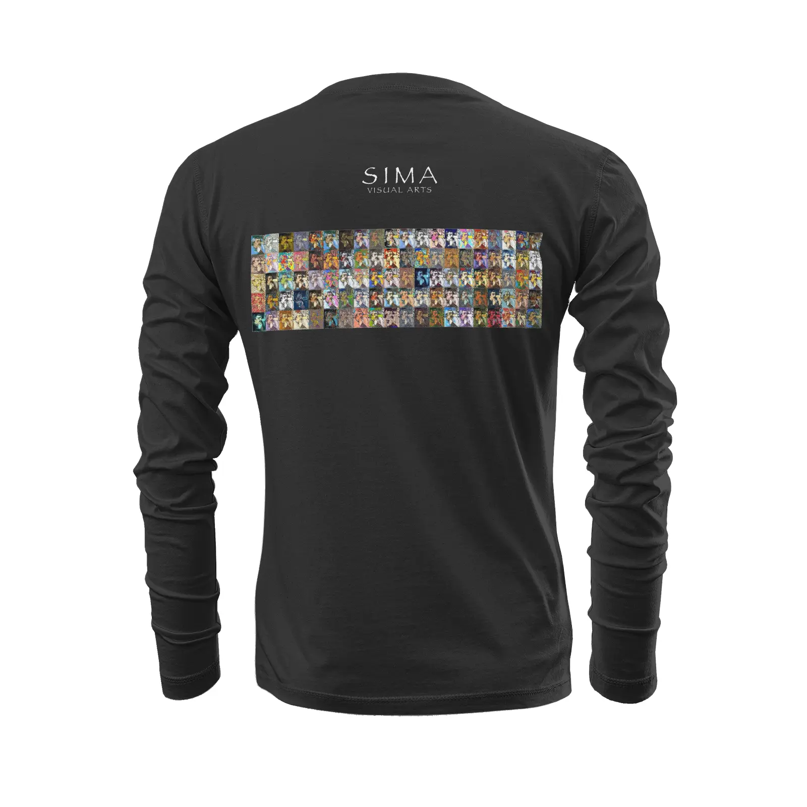 Black long sleeve t-shirt - School of painting - Paul Gauguin Printy6