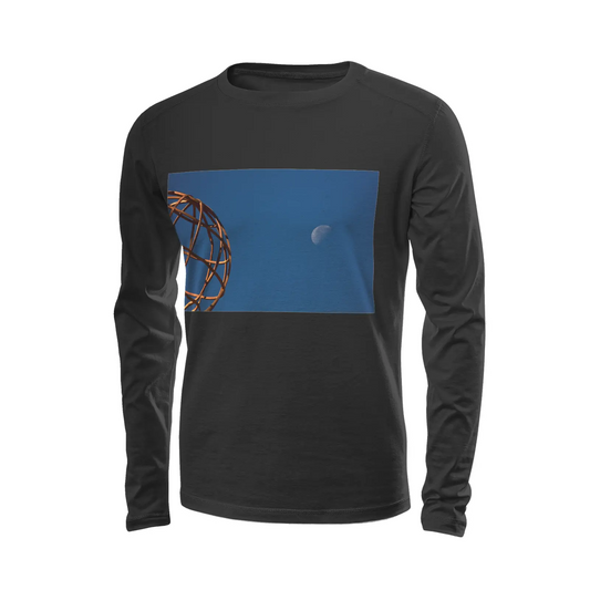 Black long sleeve t-shirt - The architecture of USC (103) Printy6
