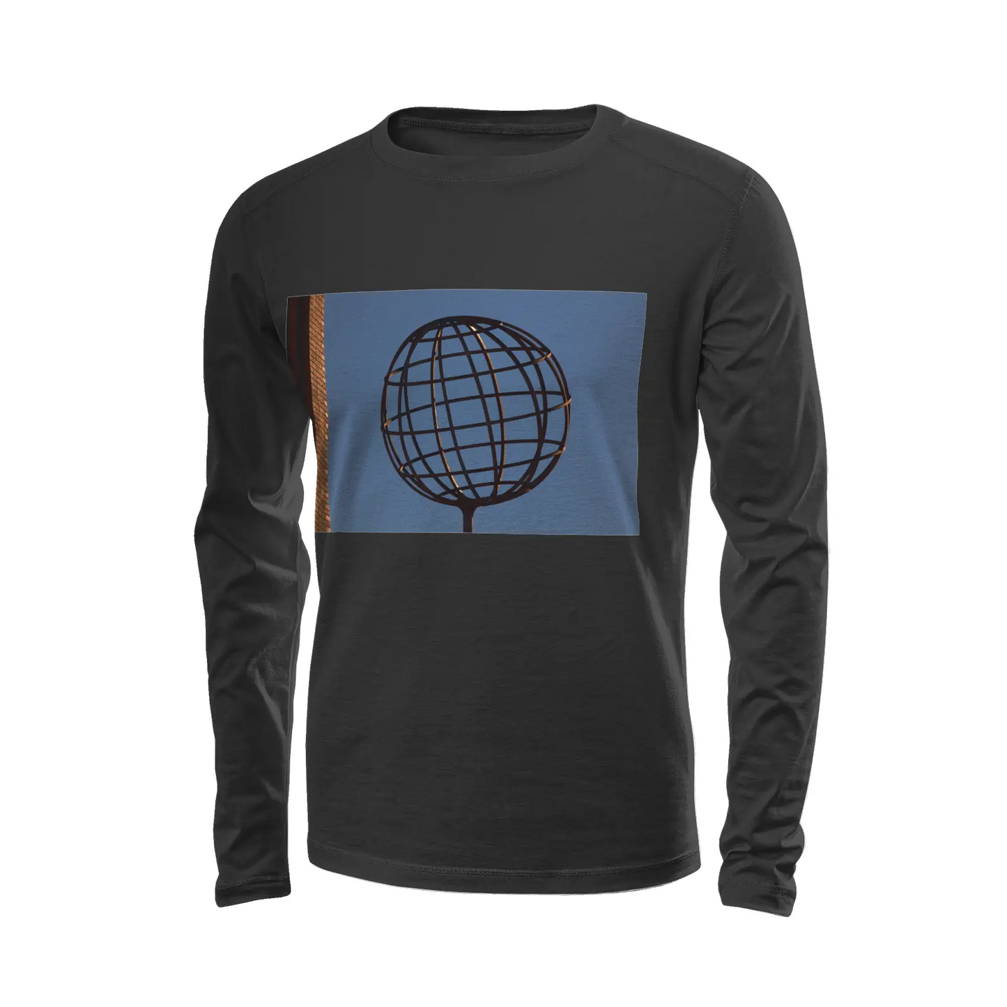 Black long sleeve t-shirt - The architecture of USC (109) Printy6