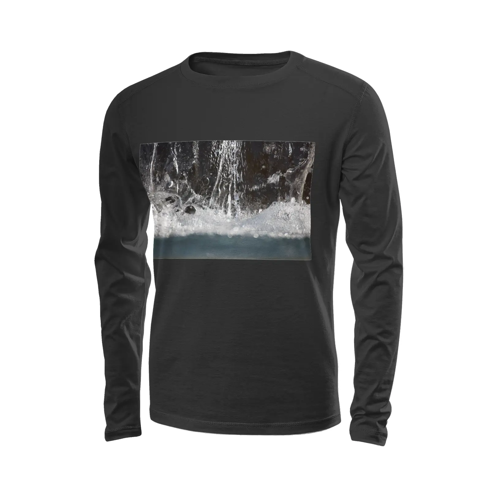 Black long sleeve t-shirt - The architecture of USC (13) Printy6