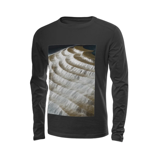 Black long sleeve t-shirt - The architecture of USC (14) Printy6