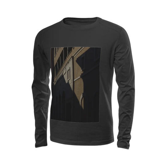 Black long sleeve t-shirt - The architecture of USC (19) Printy6