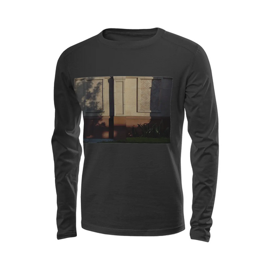 Black long sleeve t-shirt - The architecture of USC (20) Printy6