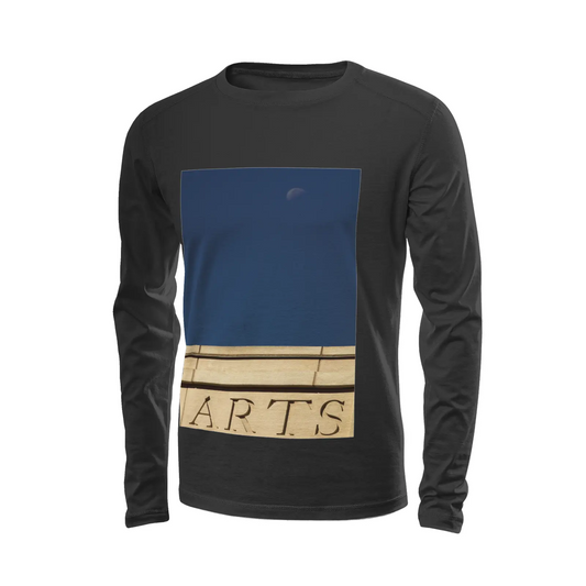 Black long sleeve t-shirt - The architecture of USC (28) Printy6