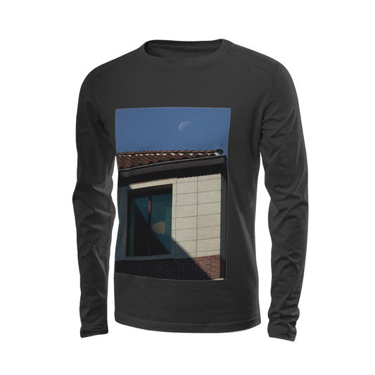 Black long sleeve t-shirt - The architecture of USC (29) Printy6