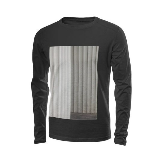 Black long sleeve t-shirt - The architecture of USC (2) Printy6