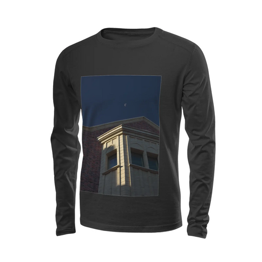Black long sleeve t-shirt - The architecture of USC (33) Printy6