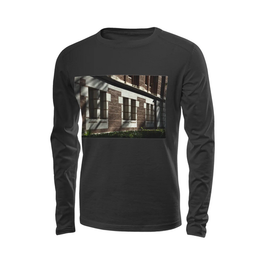 Black long sleeve t-shirt - The architecture of USC (35) Printy6