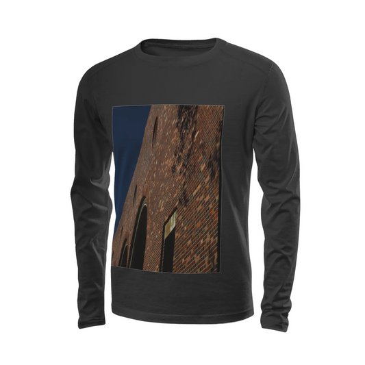 Black long sleeve t-shirt - The architecture of USC (36) Printy6