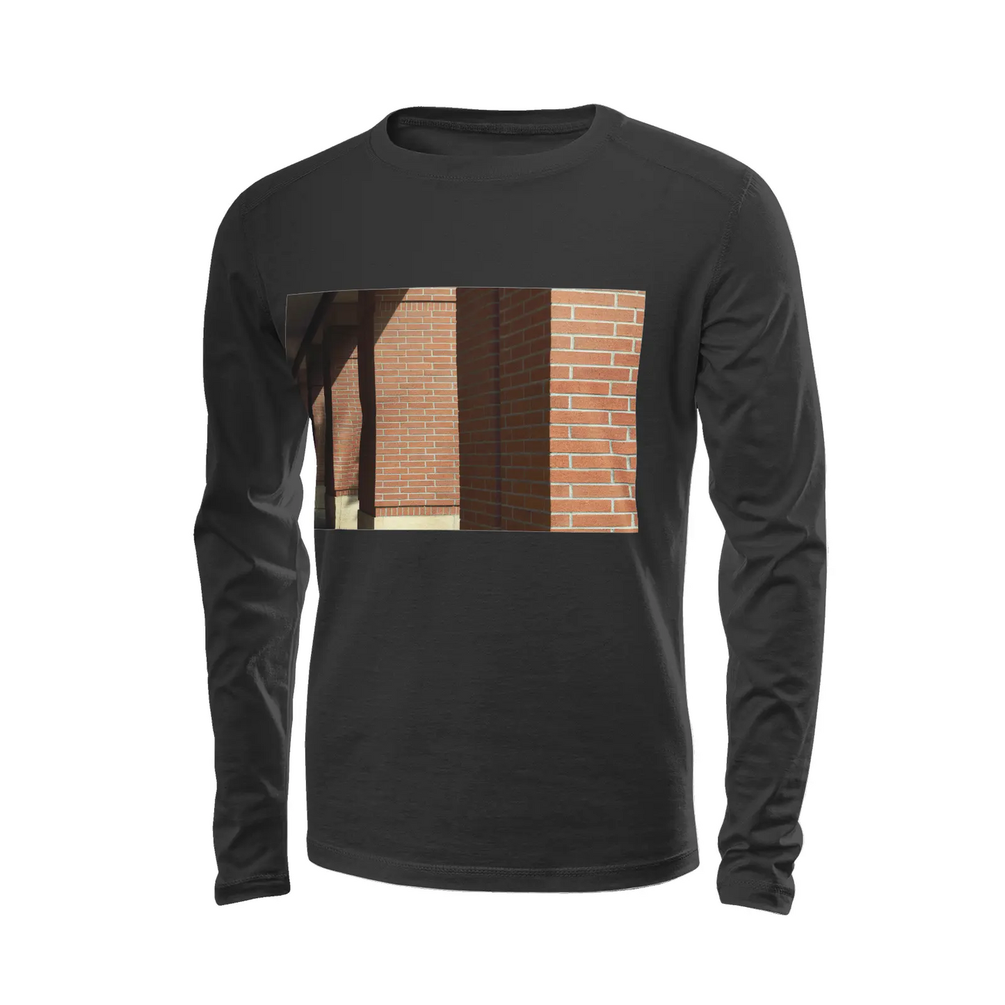 Black long sleeve t-shirt - The architecture of USC (51) Printy6