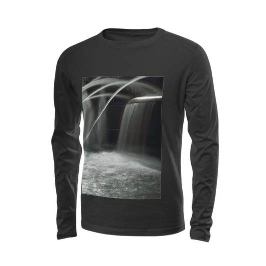 Black long sleeve t-shirt - The architecture of USC (53) Printy6