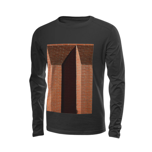 Black long sleeve t-shirt - The architecture of USC (62) Printy6