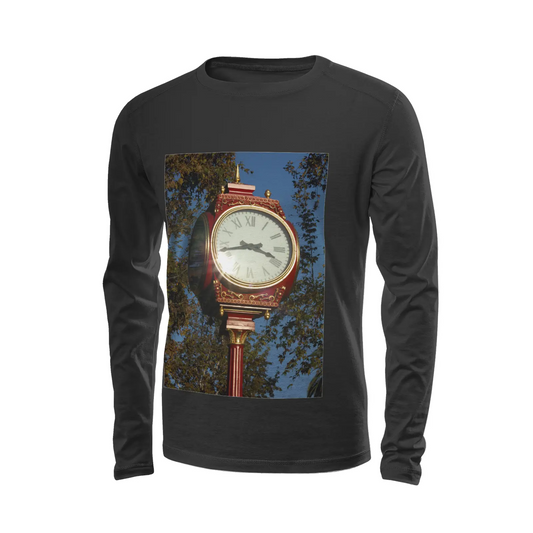 Black long sleeve t-shirt - The architecture of USC (66) Printy6