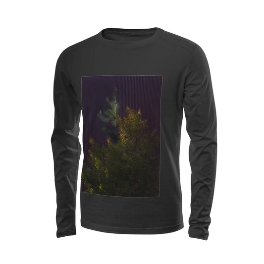 Black long sleeve t-shirt - The architecture of USC (76) Printy6