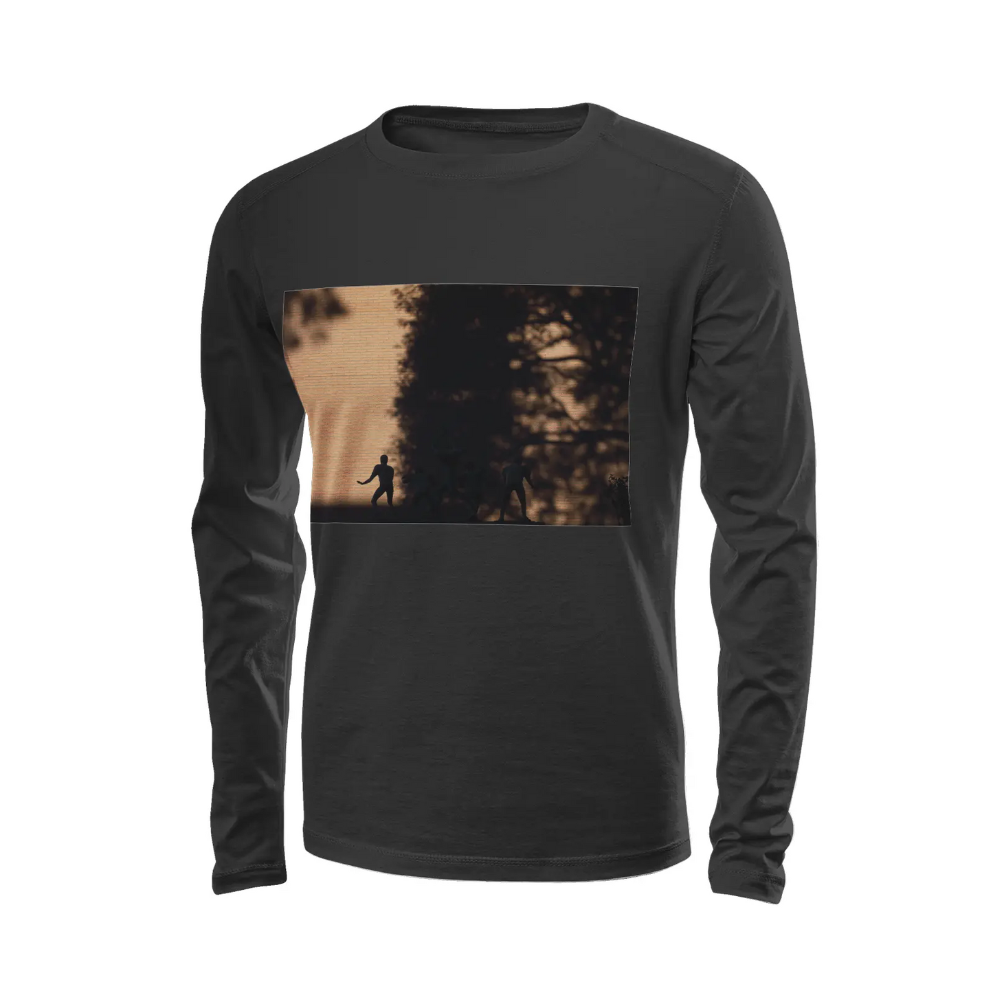 Black long sleeve t-shirt - The architecture of USC (77) Printy6