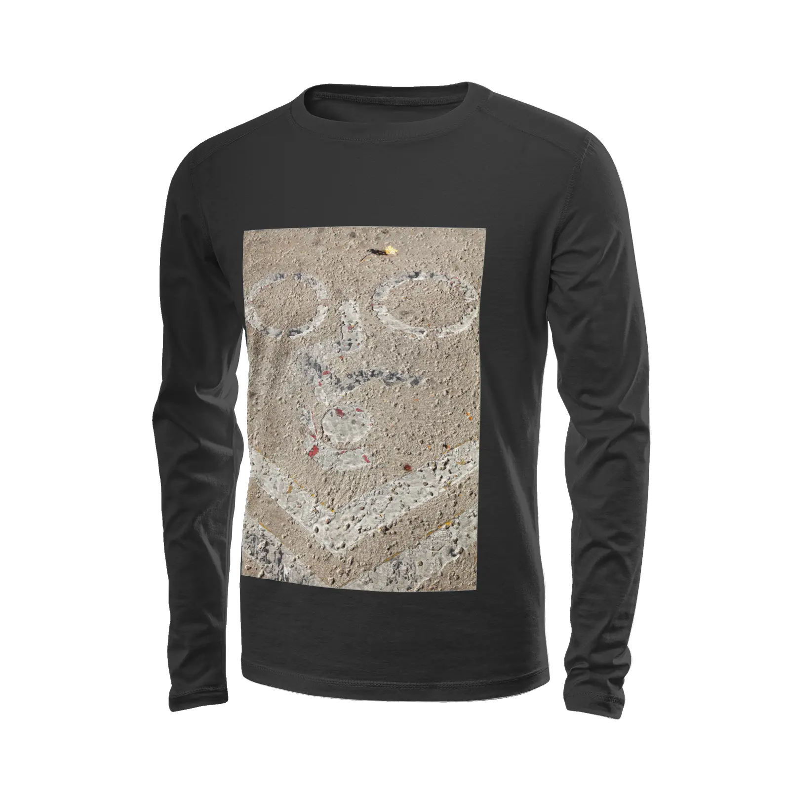 Black long sleeve t-shirt - The architecture of USC (80) Printy6