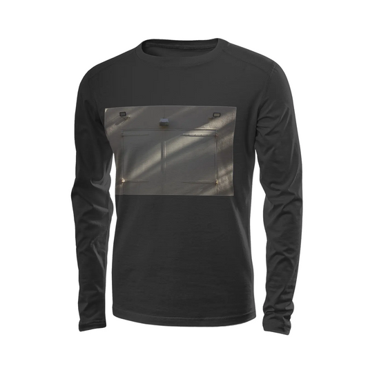 Black long sleeve t-shirt - The architecture of USC (82) Printy6