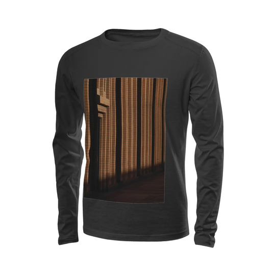 Black long sleeve t-shirt - The architecture of USC (85) Printy6