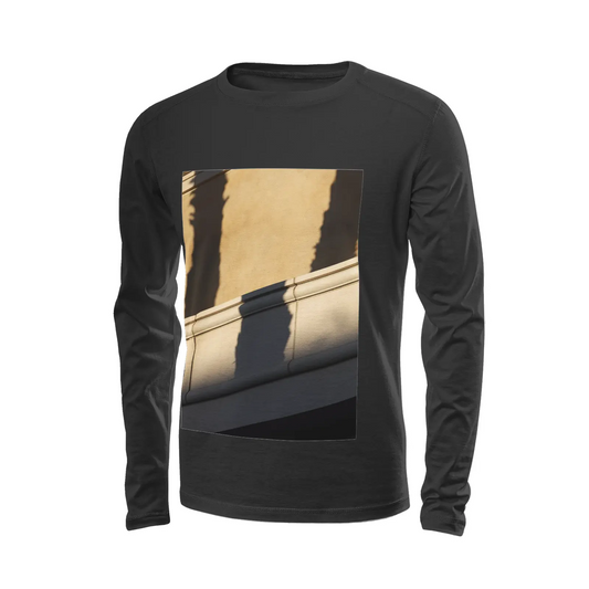 Black long sleeve t-shirt - The architecture of USC (88) Printy6