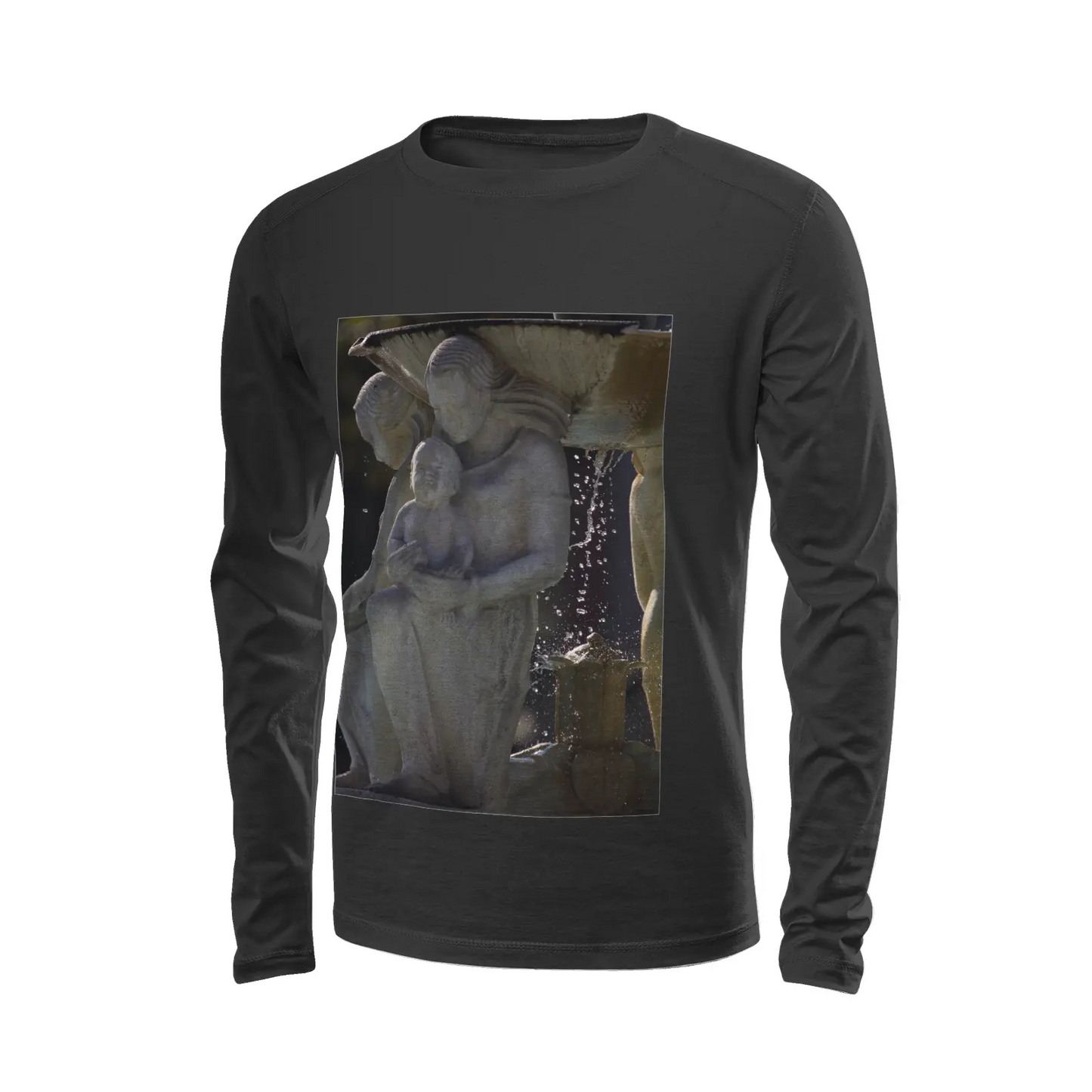 Black long sleeve t-shirt - The architecture of USC (92) Printy6