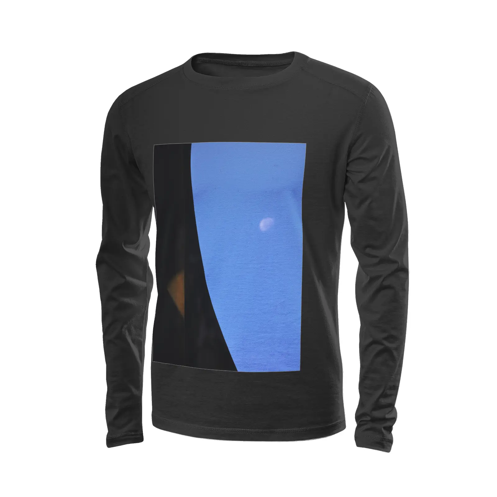 Black long sleeve t-shirt - The architecture of USC (97) Printy6