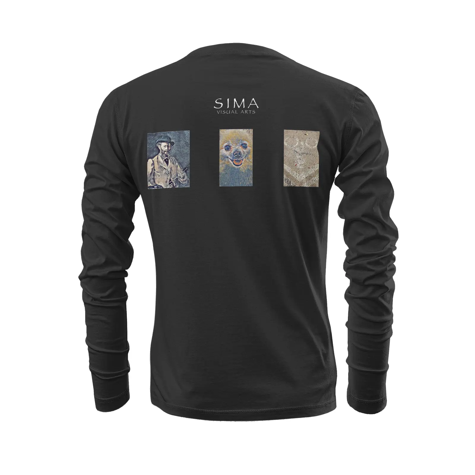 Black long sleeve t-shirt - The prophecy - Edouard Manet Printy6