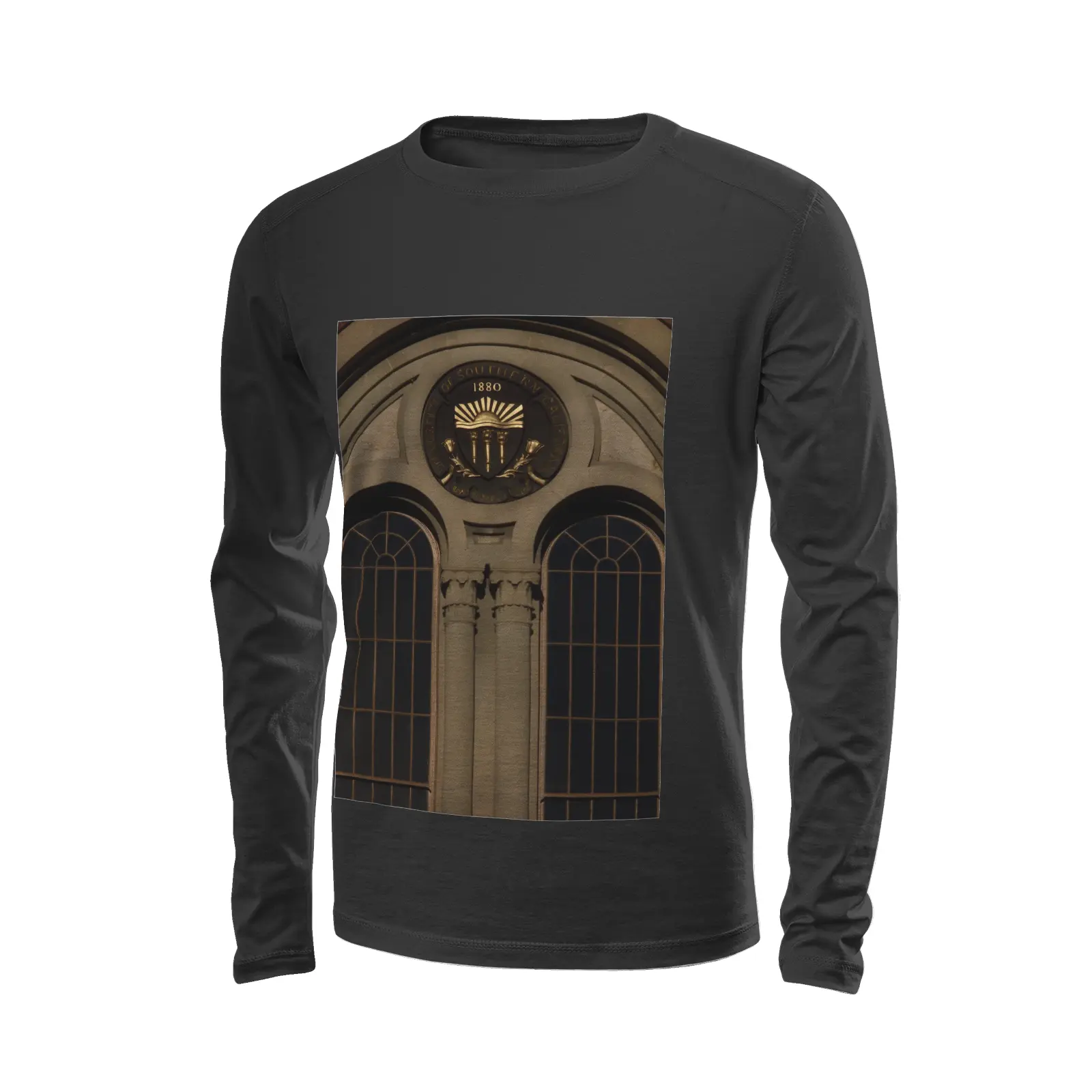 Black long sleeve t-shirt - The prophecy - USC Printy6