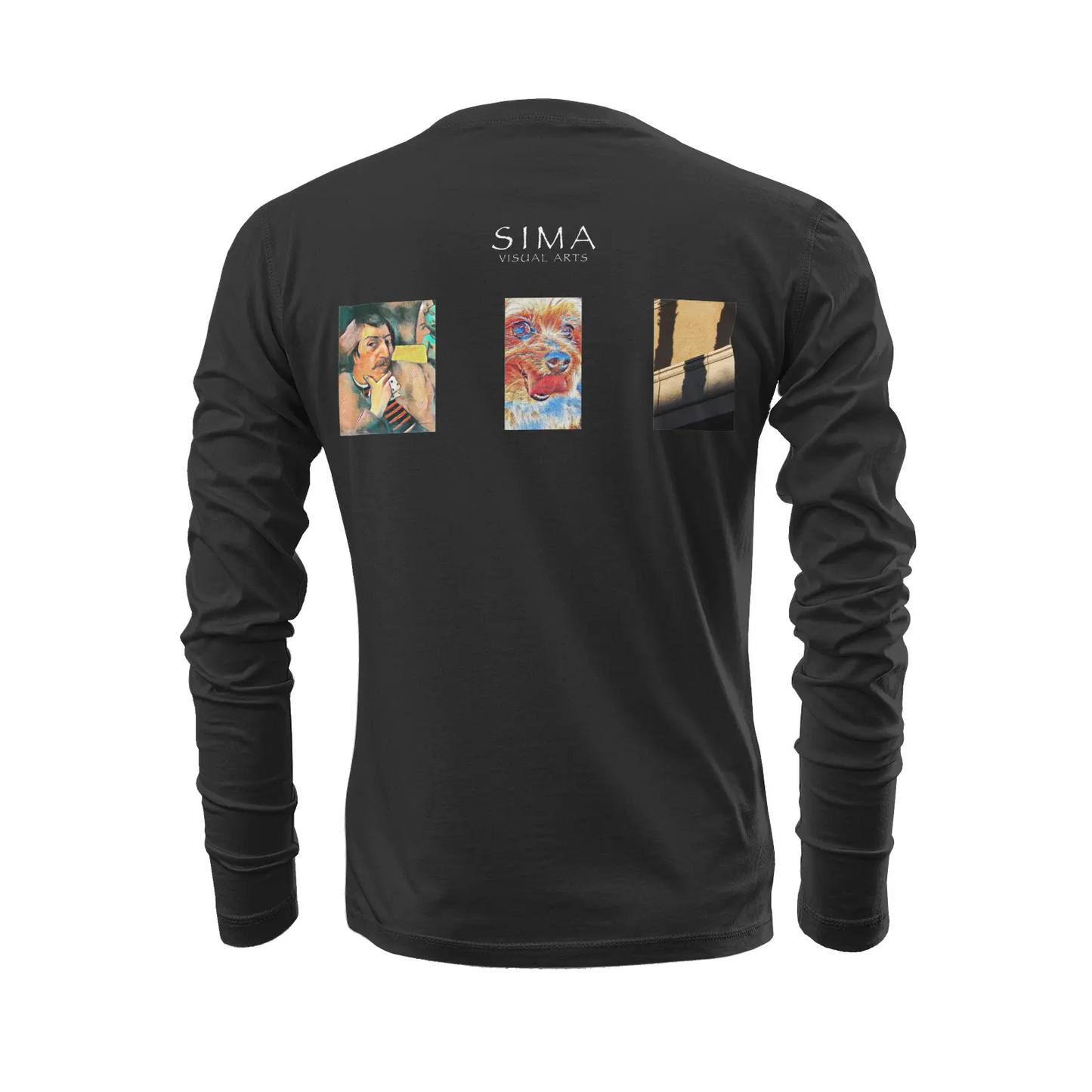 Black long sleeve t-shirt - The prophecy - USC Printy6