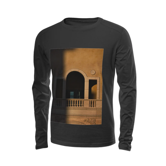 Black long sleeve t-shirt - The prophecy - USC Printy6